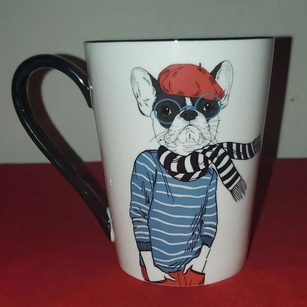 Signature Housewares DOG Hipster Animal Cup Mug 16 oz.